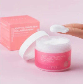 Jigott Ultimate Real Collagen Cream Антивозрастной крем для лица с коллагеном 150мл