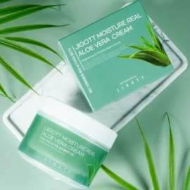 Увлажняющий крем для лица с экстрактом алоэ вера Moisture Real Aloe Vera Cream